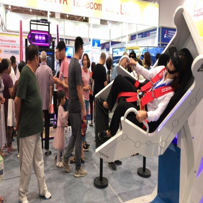 拓普互動是最早推出vr體驗館加盟一站式解決方案